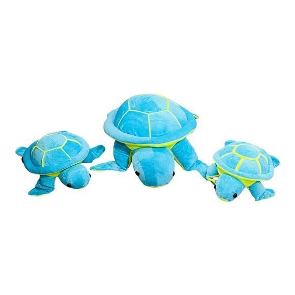 Turtle Skating Skiing Hip Butt Elbow‎ Knee Pads Plush Adult Kids Set of 3 - Picture 1 of 10